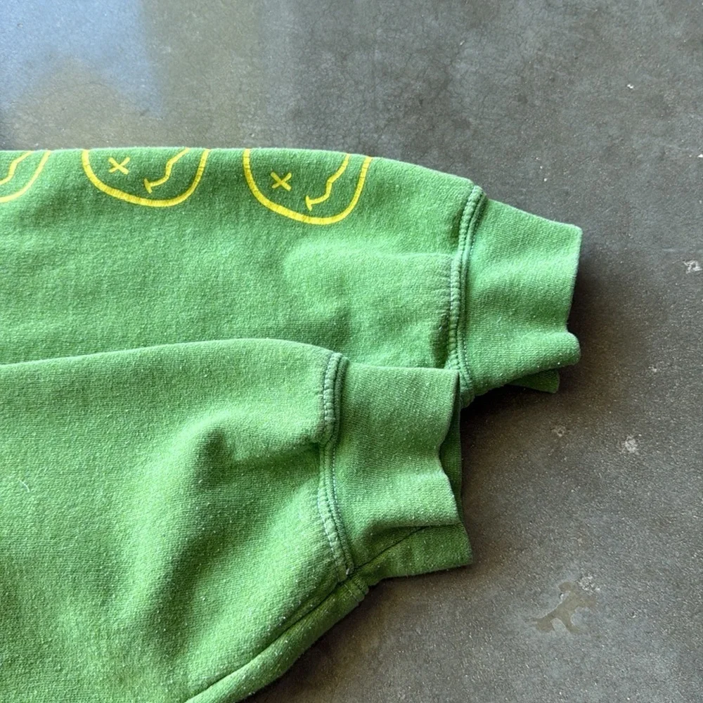 UO Nirvana Smile Oversized Crew Neck Sweathirt - Picture 9 of 14